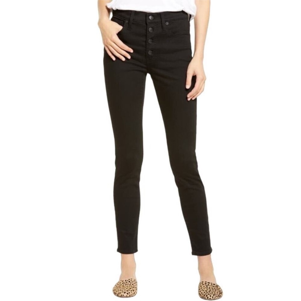 Madwell mid-rise black jeans